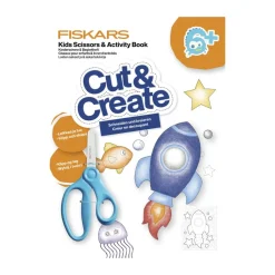 Cut & Learn Aktivitetsbog m. saks - 6 år