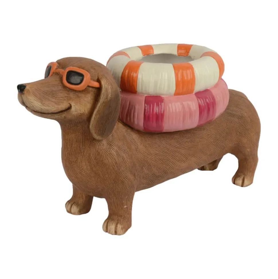 Figur - Gravhund med Baderinge