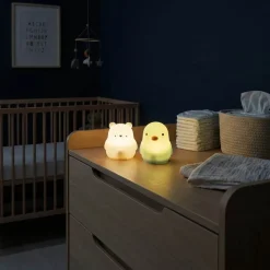 Genopladelig LED Natlampe - Fugl