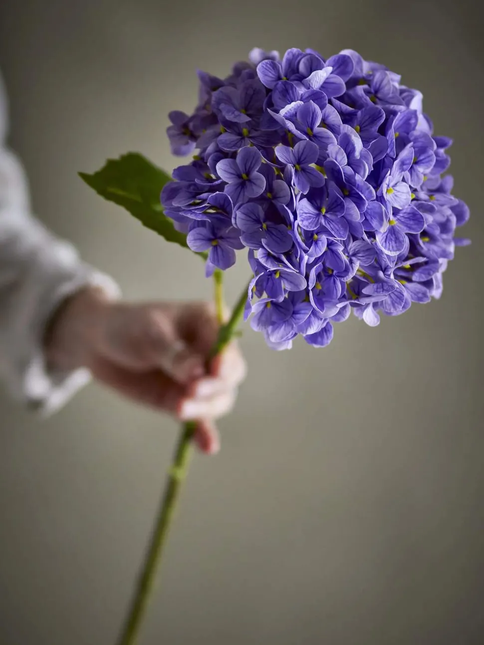 Kunstig blomst - Hydrangea stilk
