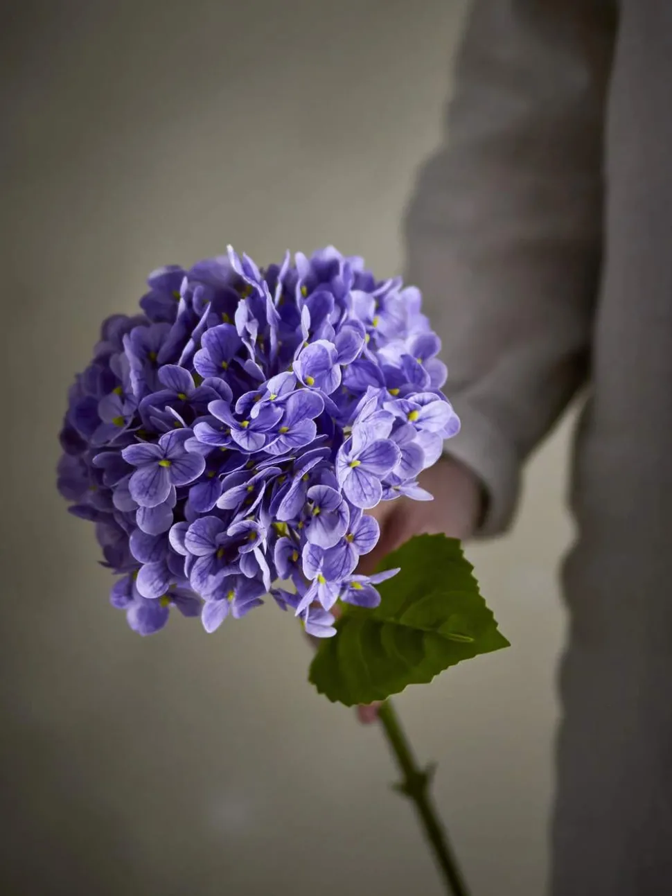 Kunstig blomst - Hydrangea stilk