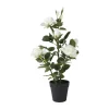 Kunstig Blomst - Rose I Potte
