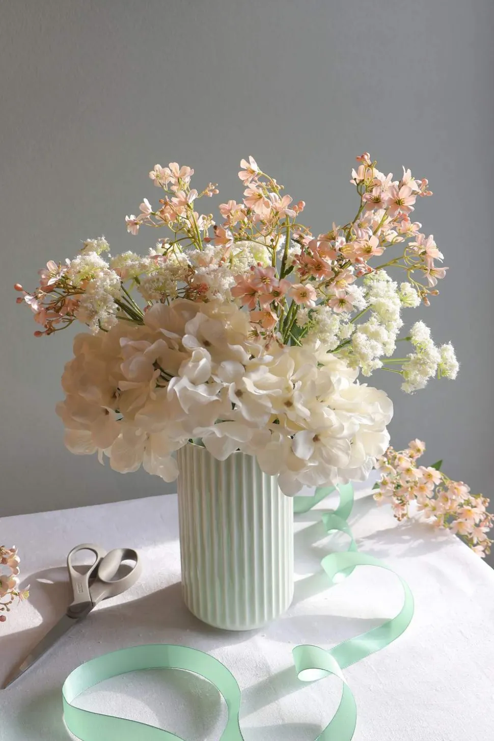 Kunstig Blomst - Hortensia