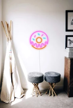 Neon LED Lampe - Donut