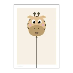 Plakat - Balloon Giraf