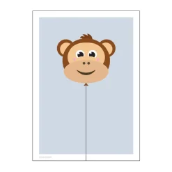 Plakat - Balloon Monkey