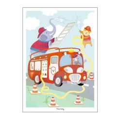 Plakat - Brandbil