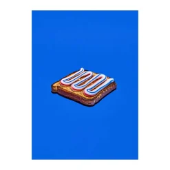 plakat - Toothpaste toast