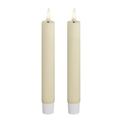 Real Flame LED Kronelys - 2 stk.