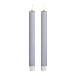 Real Flame LED Kronelys - 2 stk.
