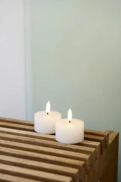 Sille LED Fyrfadslys - 2 stk.
