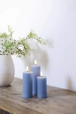 Smilla Genopladelige LED Bloklys - 3 stk.