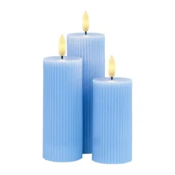 Smilla Genopladelige LED Bloklys - 3 stk.